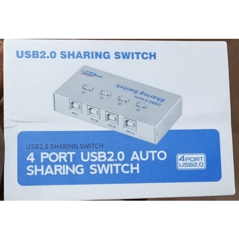 Usb 2.0 Auto Sharing Switch - 4 Ports