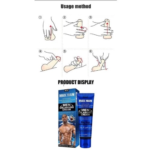 MAXMAN - Enlarging Cream For Men - Penis Enlargement Cream -40g