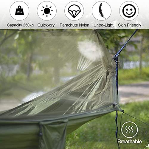 Camping Hammock With Mosquito Net Uplayteck Portable DoubleS