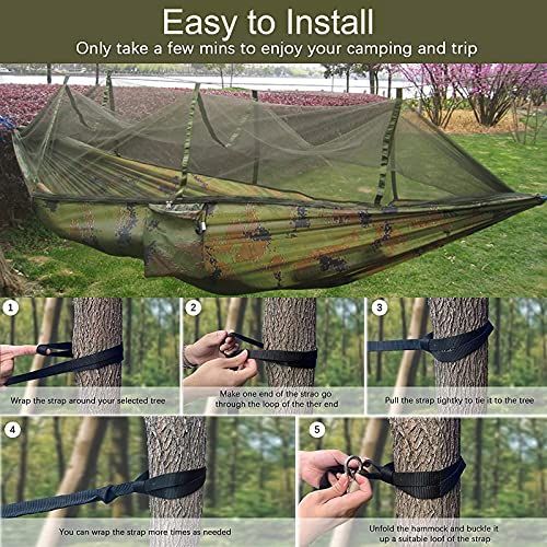 Camping Hammock With Mosquito Net Uplayteck Portable DoubleS