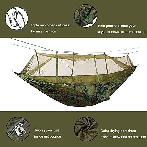 Camping Hammock With Mosquito Net Uplayteck Portable DoubleS