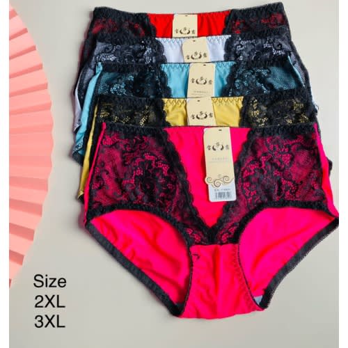 Big Size Ladies Panties 6pcs