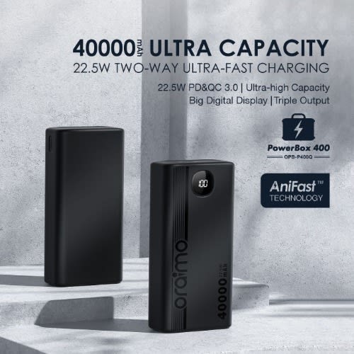 Powerbox Ultra-high Capacity Charging Power Bank - 40000mAh