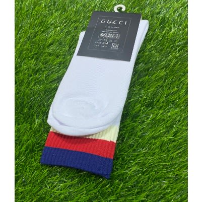 White Stripes Men's Cotton Socks