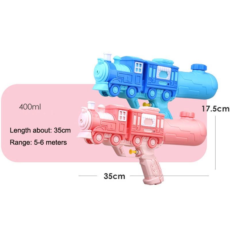 Beach Outdoor Water Toys, Style: Straight Pump Train (Blue)