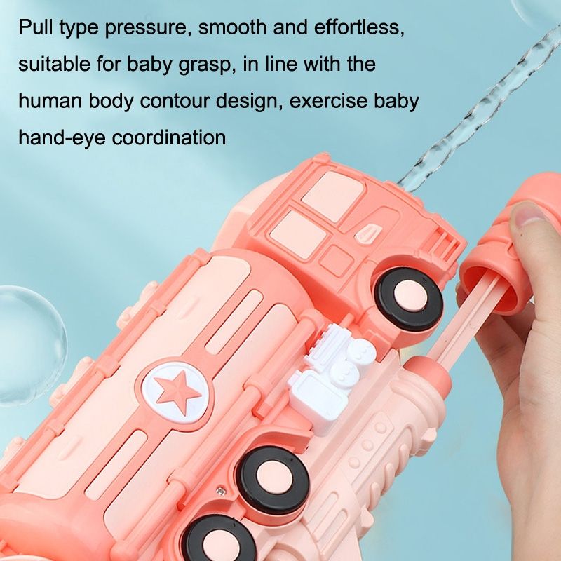 Beach Outdoor Water Toys, Style: Straight Pump Train (Blue)