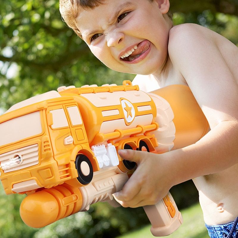 Beach Outdoor Water Toys, Style: Straight Pump Train (Blue)