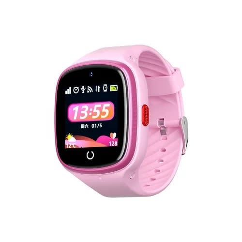Kid's Smart Watch With Gps Tracking And Fitness Tracker - Kw10 -pink