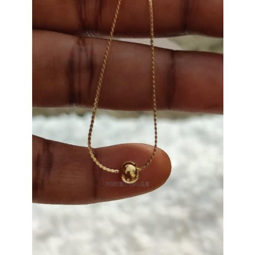 Gold Ball Choker Necklace
