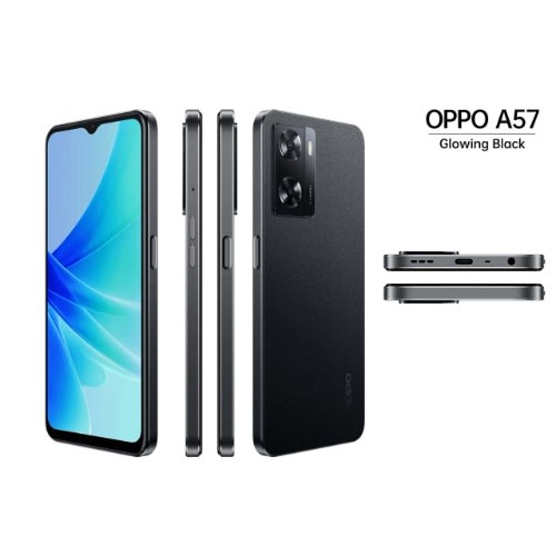 A57 4G - 6.56" - 64GB ROM - 4GB RAM - Dual SIM - Fingerprint - 5000mAh - Black