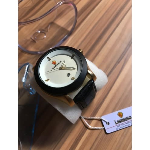 Casual Leather Strap Men's Wrist Watch
