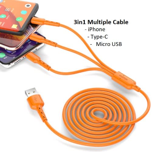 3 In 1 multiple Charging Cable