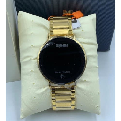 Men's Digital Touch Screen Bracelet Strap Gold
