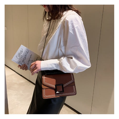 Classic Elegant Handbag-brown
