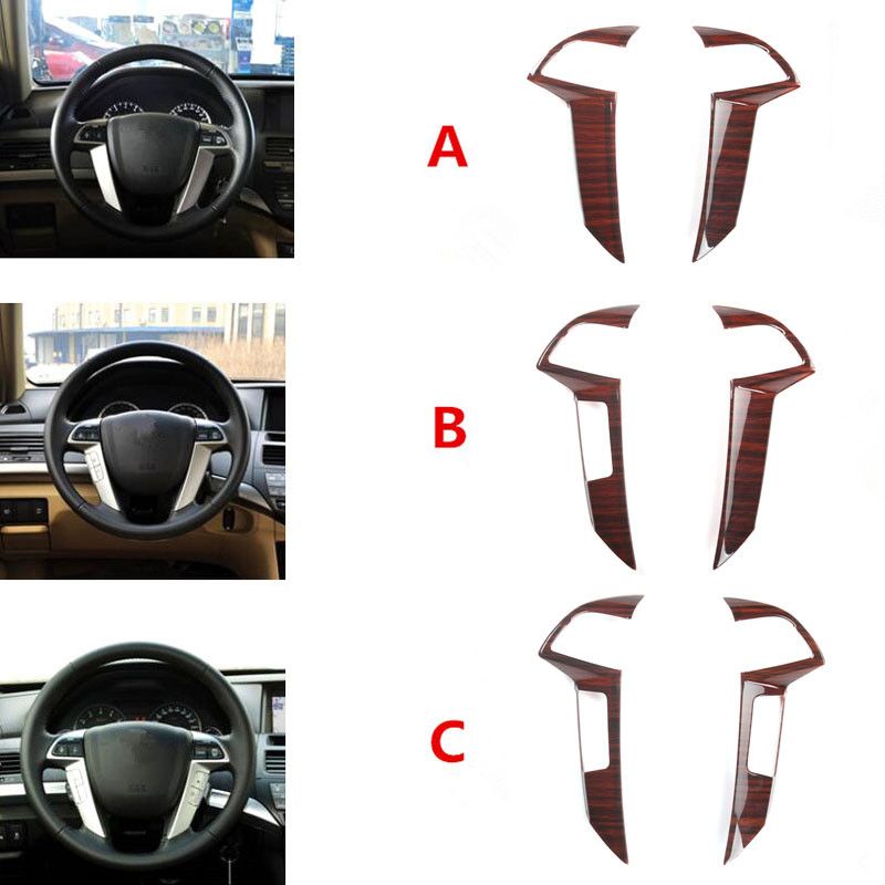 For Honda Accord 8th 2008- Car Steering Wheel Bezel Car