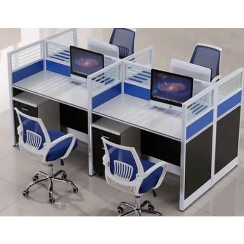 Office Workstation - Blue