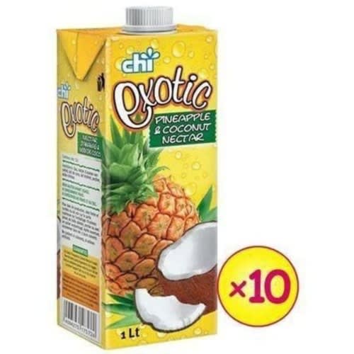 Exotic Juice - Pineapple And Coconut Nectar - 1L X 10