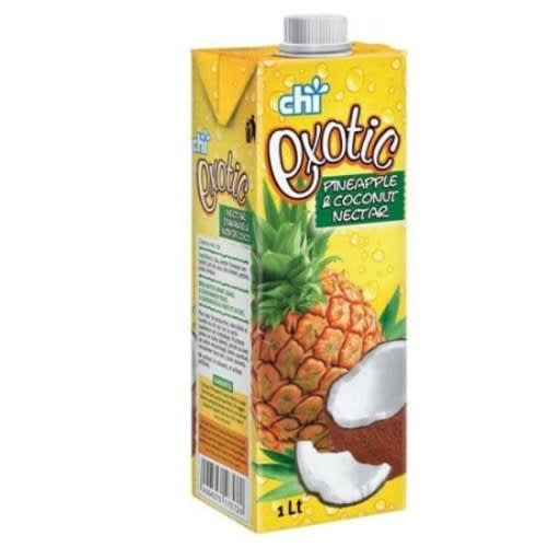 Exotic Juice - Pineapple And Coconut Nectar - 1L X 10