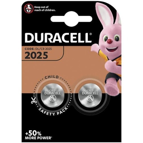 3v Lithium Dl/cr 2025 Coin Battery - Pack Of 2