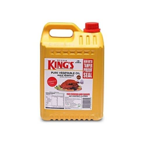 Devon King's Pure Vegetable Oil  - 5L