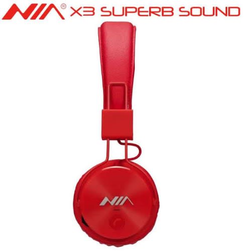 Deep Bass Superb Wireless Bluetooth Headphone-Fm-Red