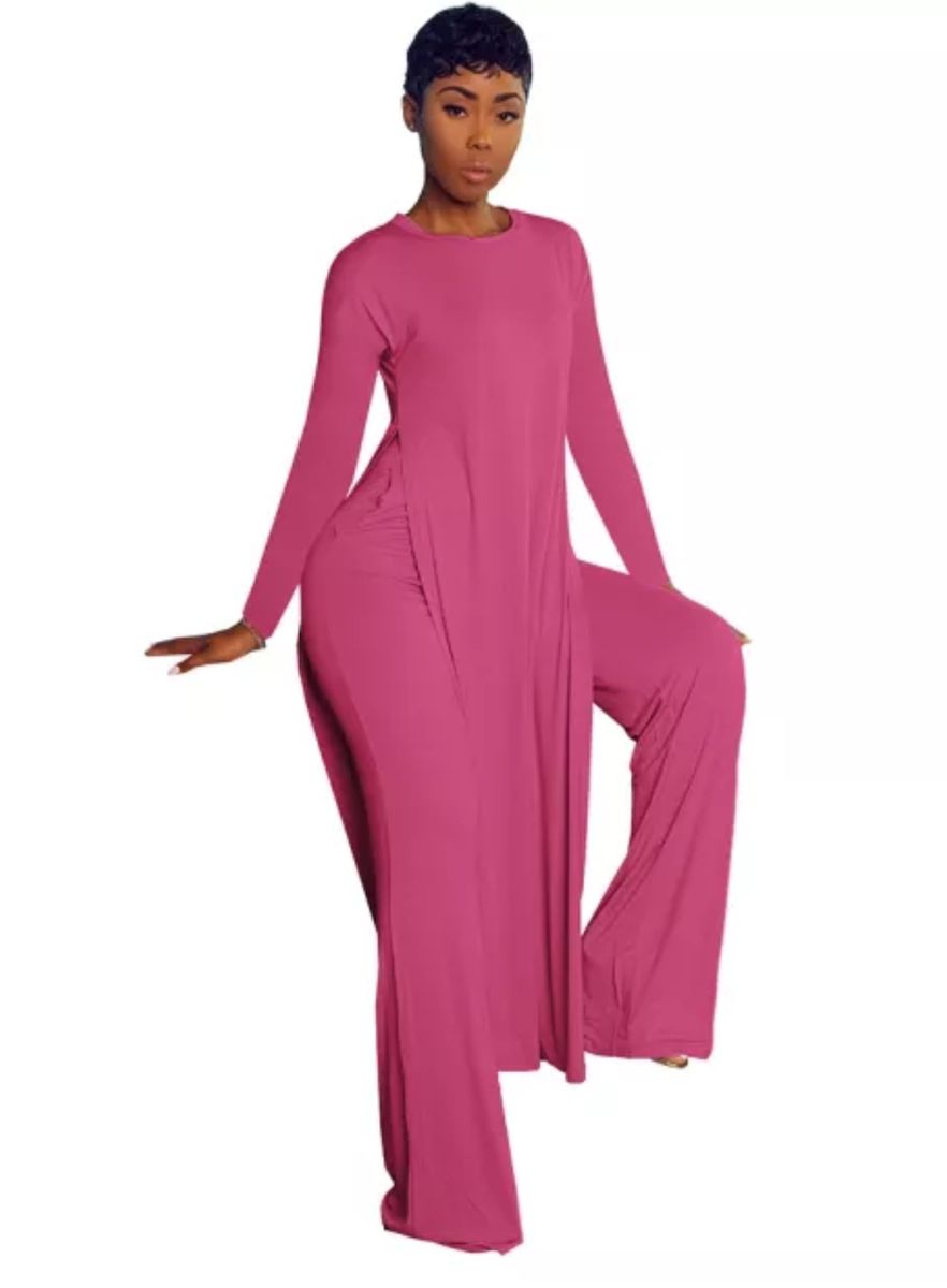 Chic Pink Classy Two-piece
