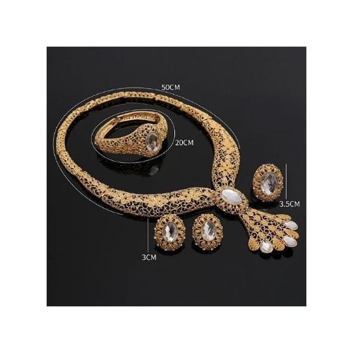 4 In 1 Women Costume Jewelry Set