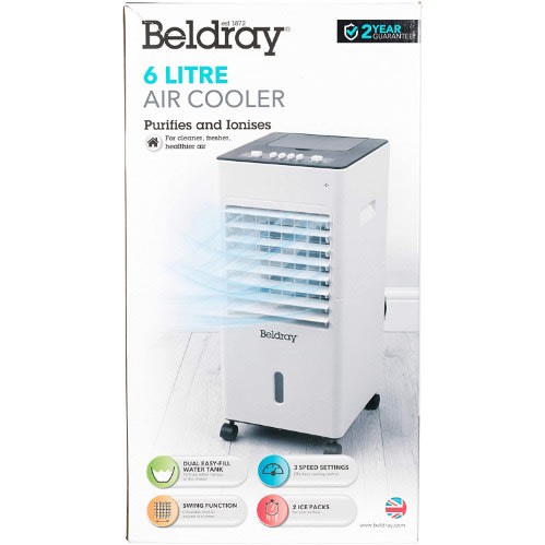 4 In 1 6liters Air Cooler - Humidifier