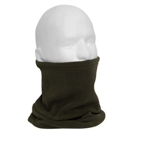 Head Wrap Complete Neck And Face Coverage Reversible Multi-functional-olive/black