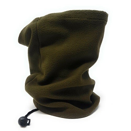 Head Wrap Complete Neck And Face Coverage Reversible Multi-functional-olive/black