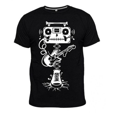 Be Heard Print T-shirt -black