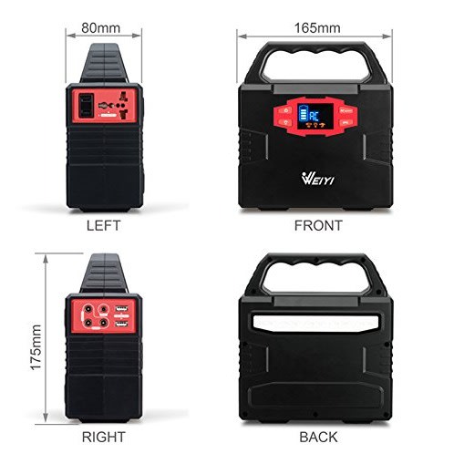 150watt Solar Power Electricity Generator With Inbuilt Lithium Battery-pure Sine