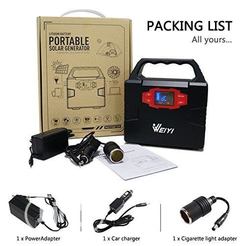 Solar Power Generator With Inbuilt Lithium Battery-Pure Sine - Electricity - 150W