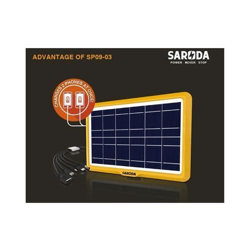 5 Watt Mono Solar Panel For Phone, Tablets, Lamps, Plugs-ins