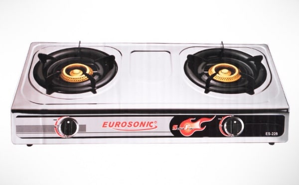 Double Gas Burner Cooker