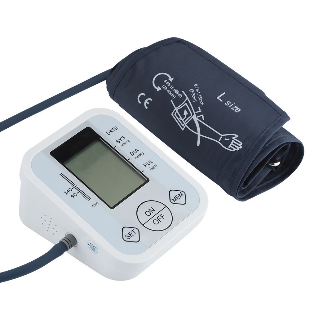 Arm Blood Pressure Monitor Smart Memory Function Heart Beat Rate Pulse Meter Automatic Tonometer BP Sphygmometer Tensiometre