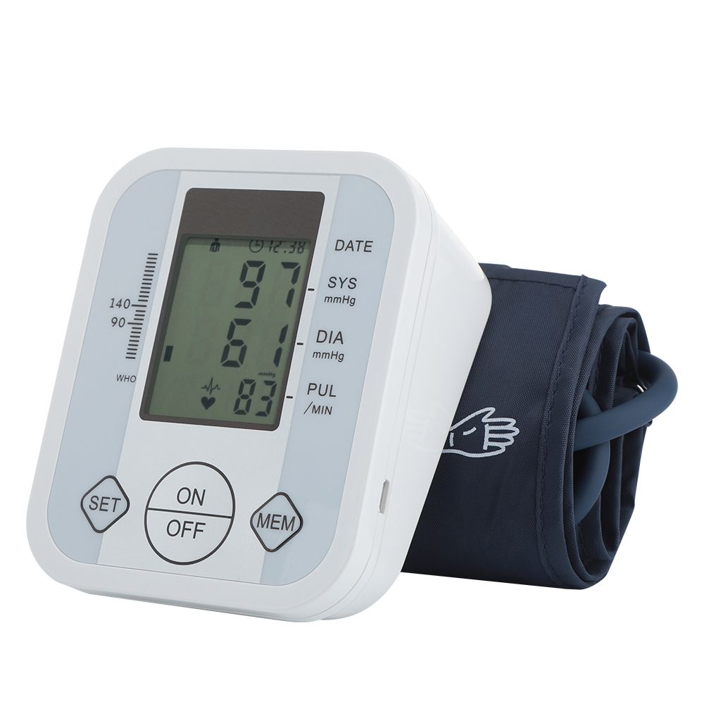 Arm Blood Pressure Monitor Smart Memory Function Heart Beat Rate Pulse Meter Automatic Tonometer BP Sphygmometer Tensiometre