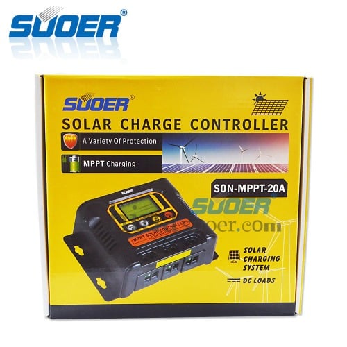 Mppt Solar Charge Controller 12v 24v 20A