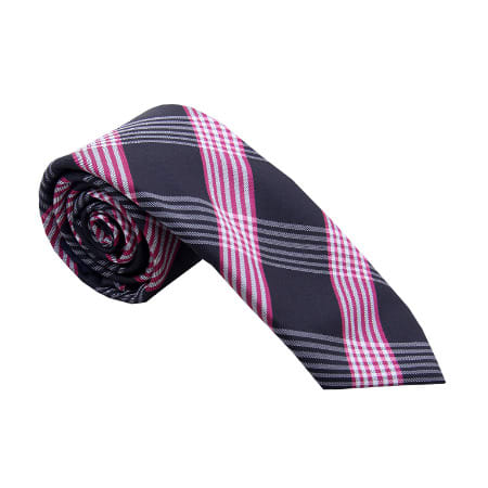 Black and Pink Stripe Tie