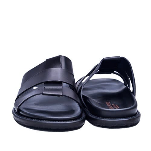 Black Double Sole Slippers