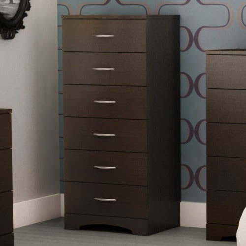 6- Drawer Lingerie Chest - Brown