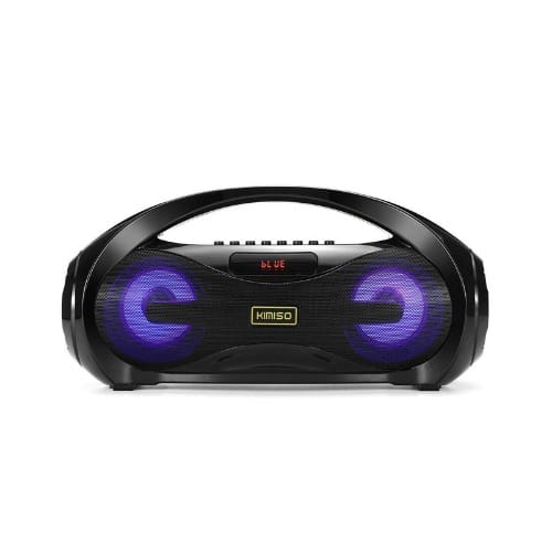 Kimiso Wireless Bluetooth 5.0 Portable Speaker / Super Bass / Led Light / Eq Function / Fm Radio