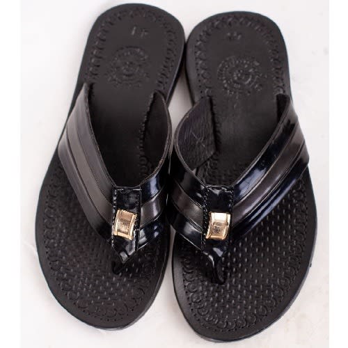 Y Pattern Strip Slippers