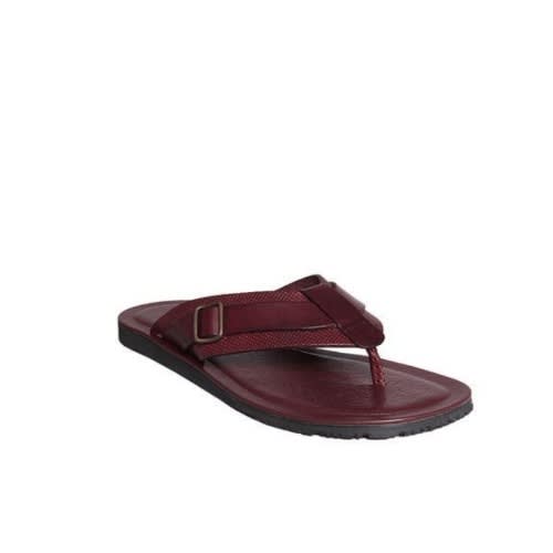 Men Casual Leather Slippers - Brown