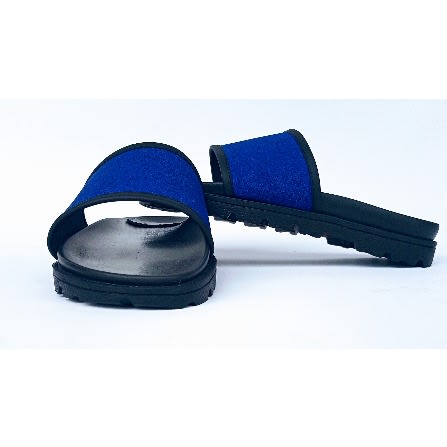 Men's Classic Blue & Black Slippers