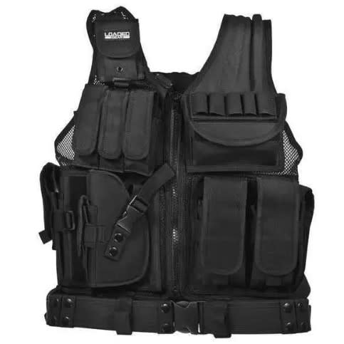 Tactical Security Jacket With Belt