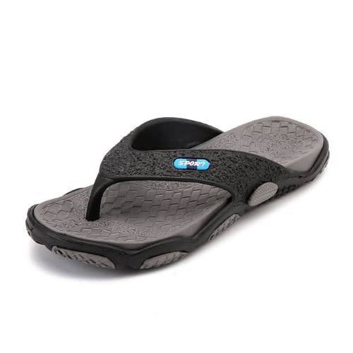 Men Indoor And Outdoor Slippers - Grey And Black