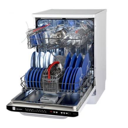 Full Sized Freestanding Dishwasher-white