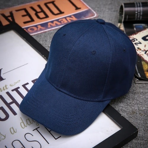 Cotton Base Ball Cap - Blue
