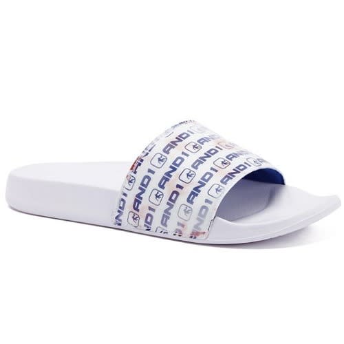 Men's Lenticular Crossover Slide - Changing Logo Slide Slipper